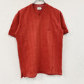 ～00s　Calvin Klein　カルバンクライン　VネックTシャツ　ヴィンテージ　刺繡ロゴ　レッド　Sサイズ