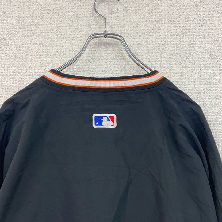 STARTER スターター　MLB　オリオールズ　プルオーバーナイロンジャケット　黒　ブラック　XLサイズ
