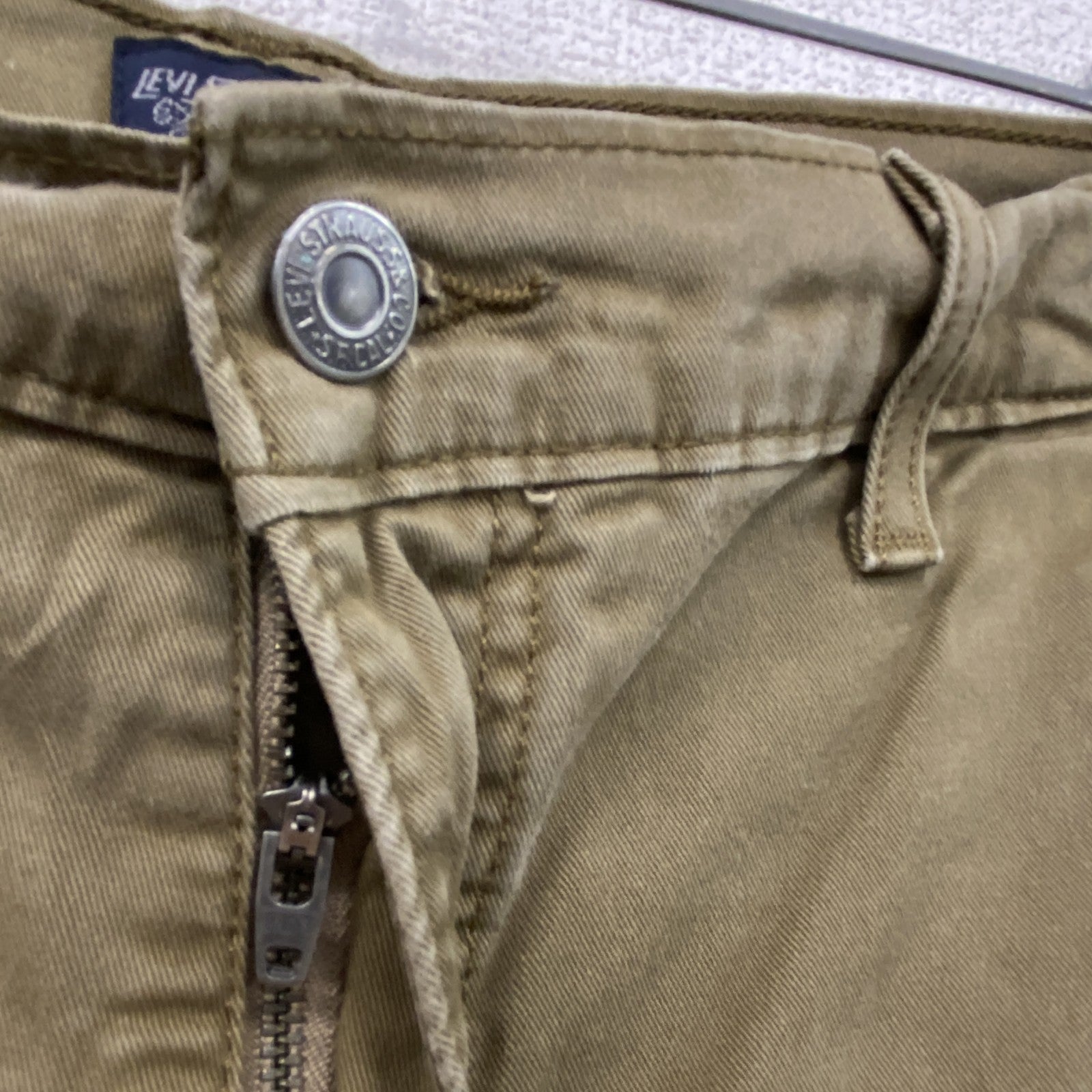 Levi’s　リーバイス　デニムパンツ/ジーンズ　ジップフライ　ベージュ　W34サイズ