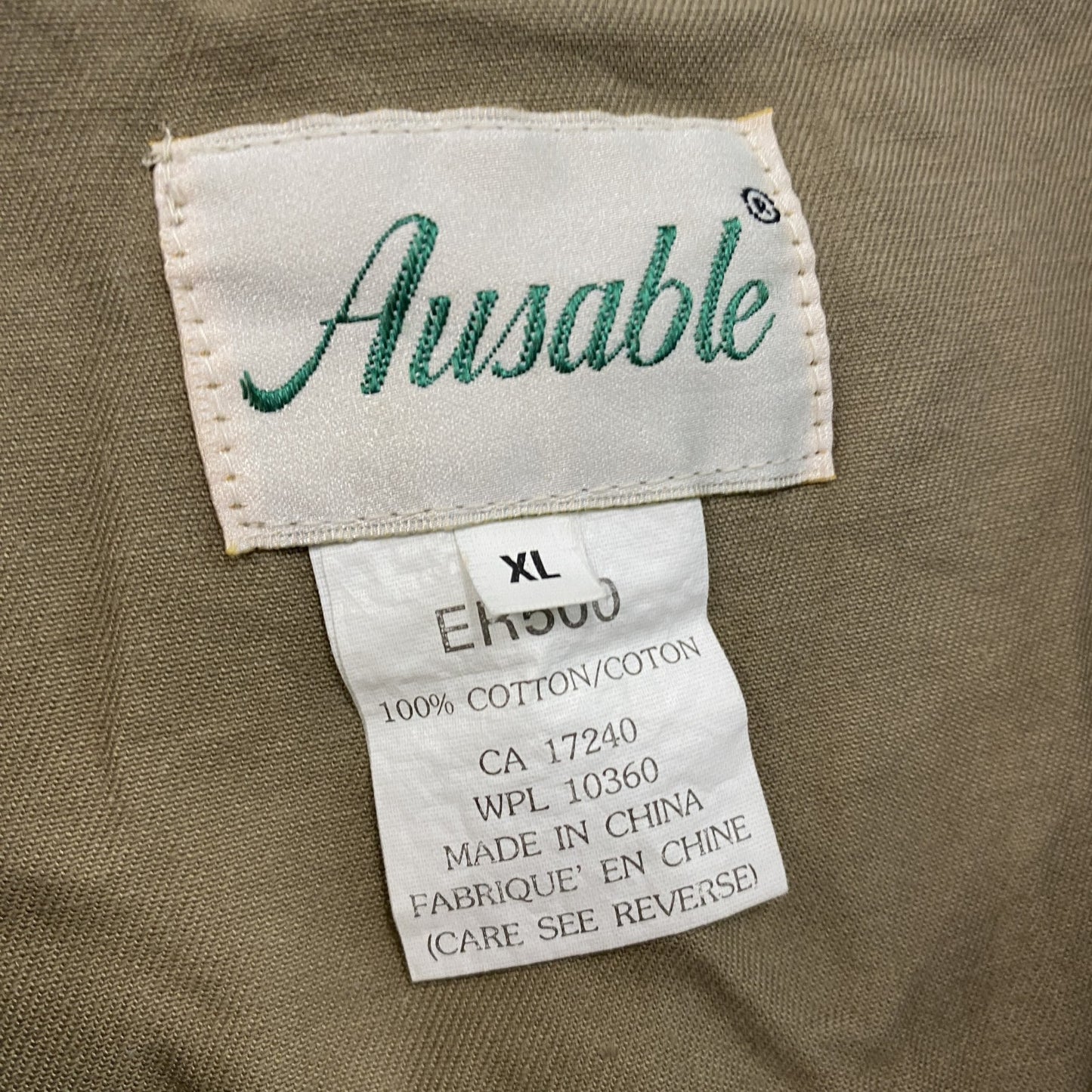 ～00s　Ausable　フィッシングベスト　ヴィンテージ　ベージュ　XLサイズ