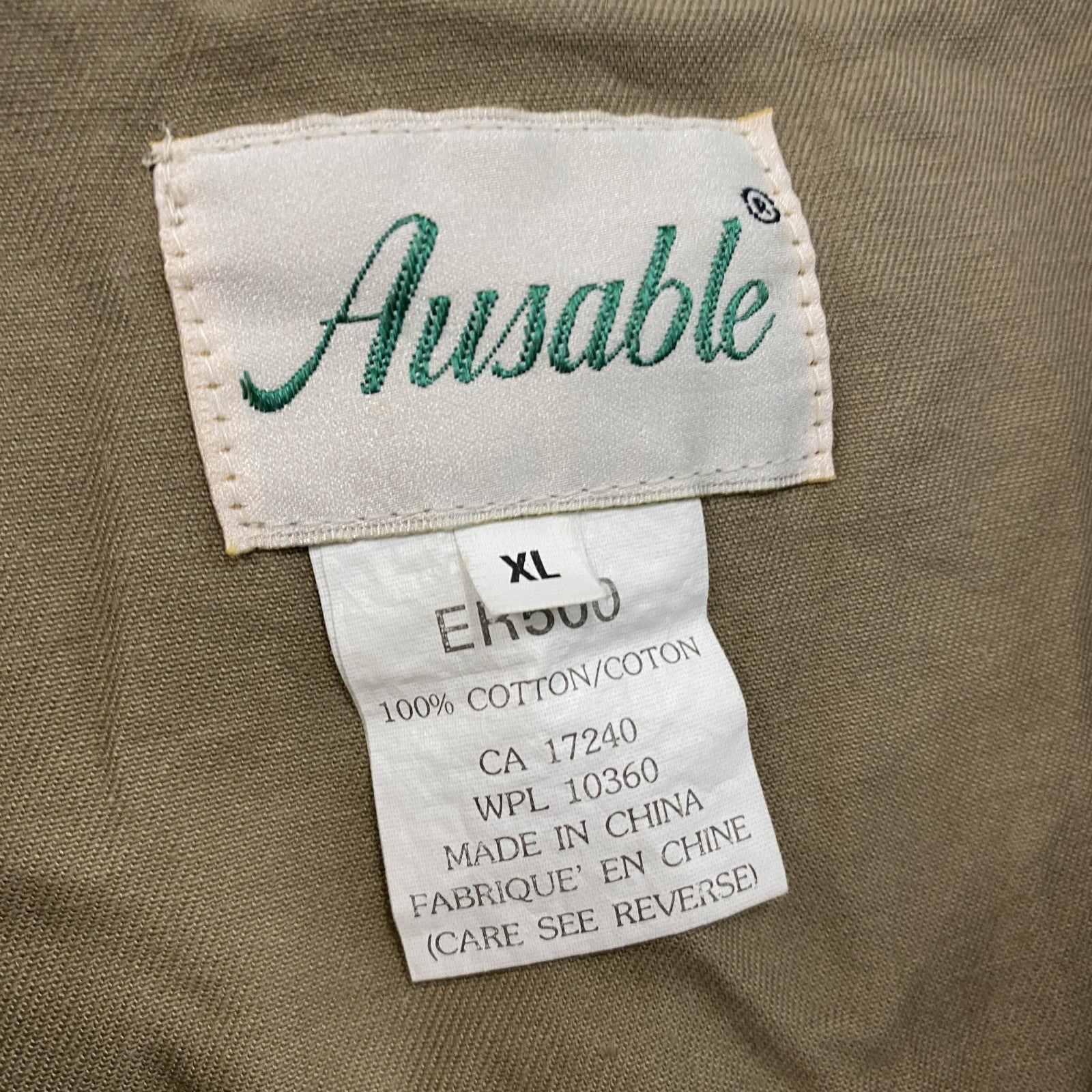 ～00s　Ausable　フィッシングベスト　ヴィンテージ　ベージュ　XLサイズ