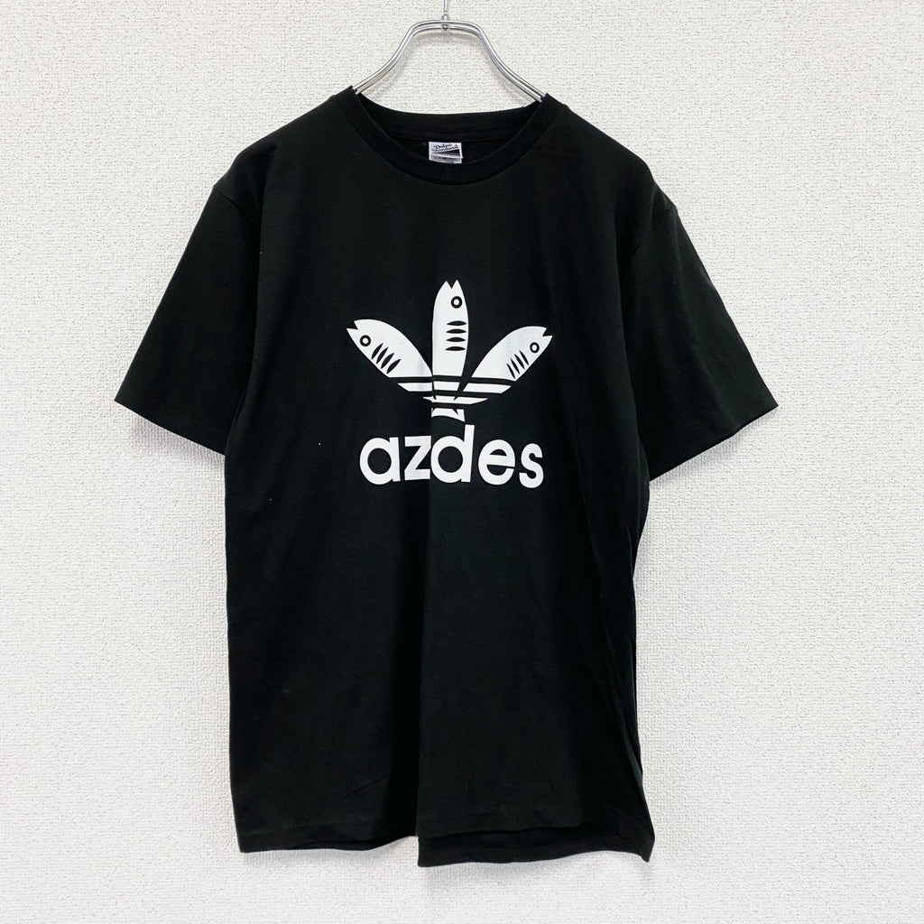 Daluc Standard　ダルクスタンダード　azides　アジデス　半袖プリントTシャツ　パロディT　黒　ブラック　Lサイズ　