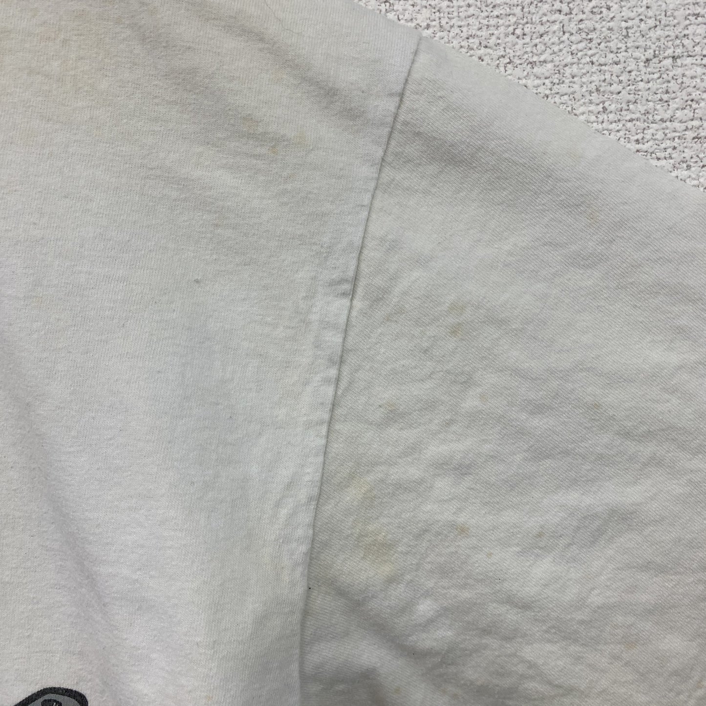 90s　半袖プリントTシャツ　BRAIN　脳　シングルステッチ　ヴィンテージ　白　ホワイト