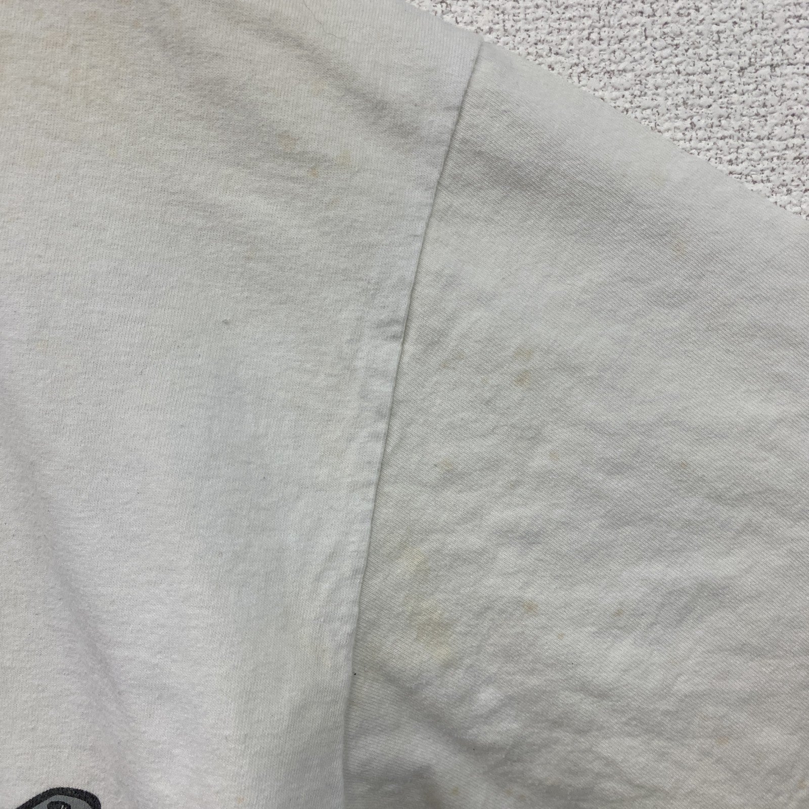 90s　半袖プリントTシャツ　BRAIN　脳　シングルステッチ　ヴィンテージ　白　ホワイト