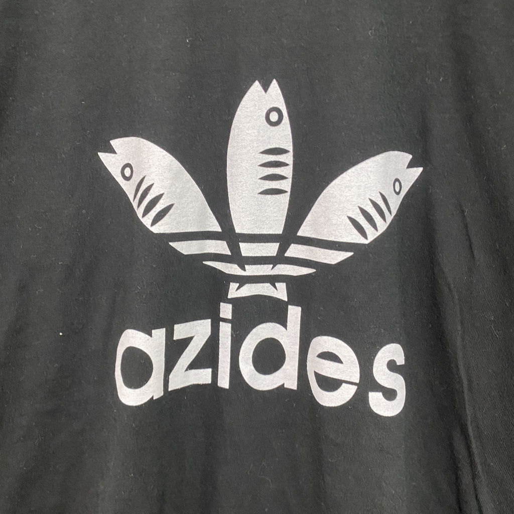 Daluc Standard　ダルクスタンダード　azides　アジデス　半袖プリントTシャツ　パロディT　黒　ブラック　Lサイズ　