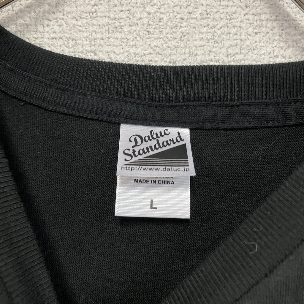 Daluc Standard　ダルクスタンダード　azides　アジデス　半袖プリントTシャツ　パロディT　黒　ブラック　Lサイズ　