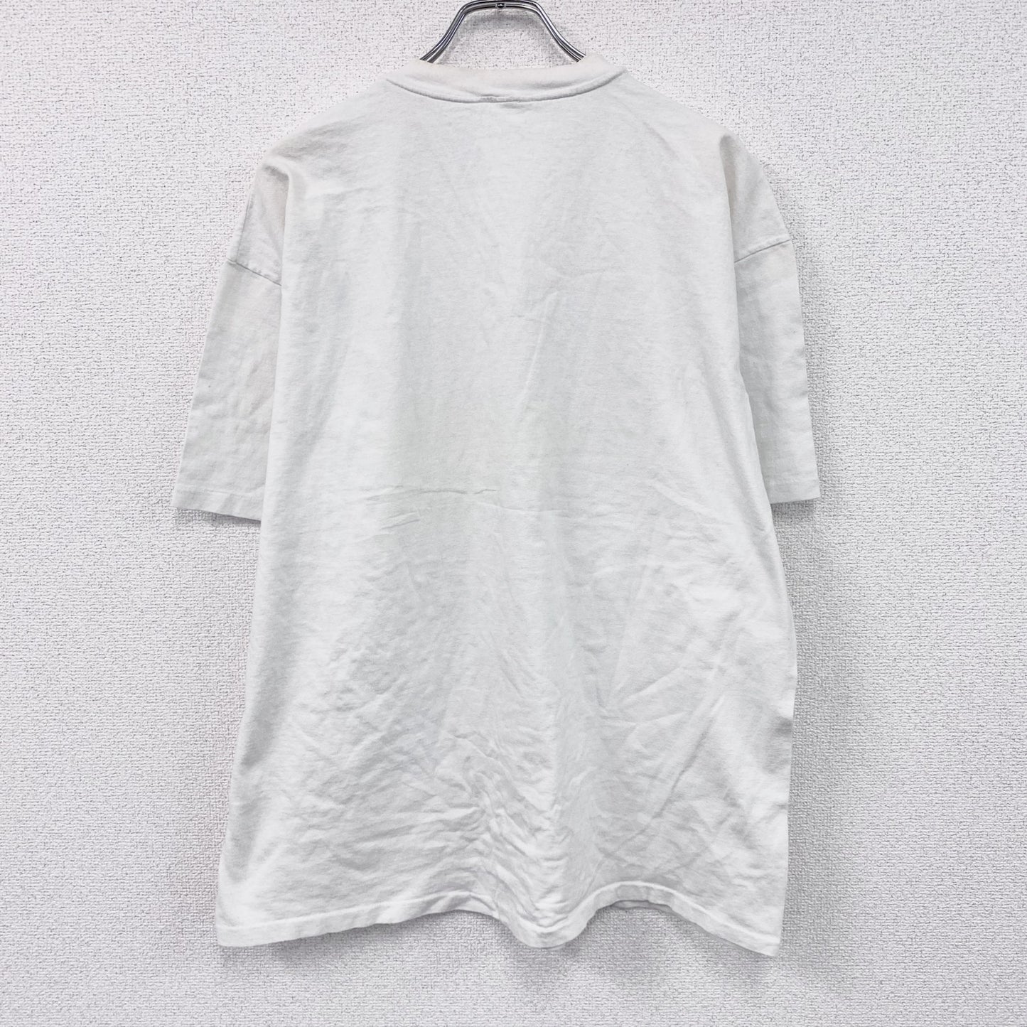 90s　半袖プリントTシャツ　BRAIN　脳　シングルステッチ　ヴィンテージ　白　ホワイト