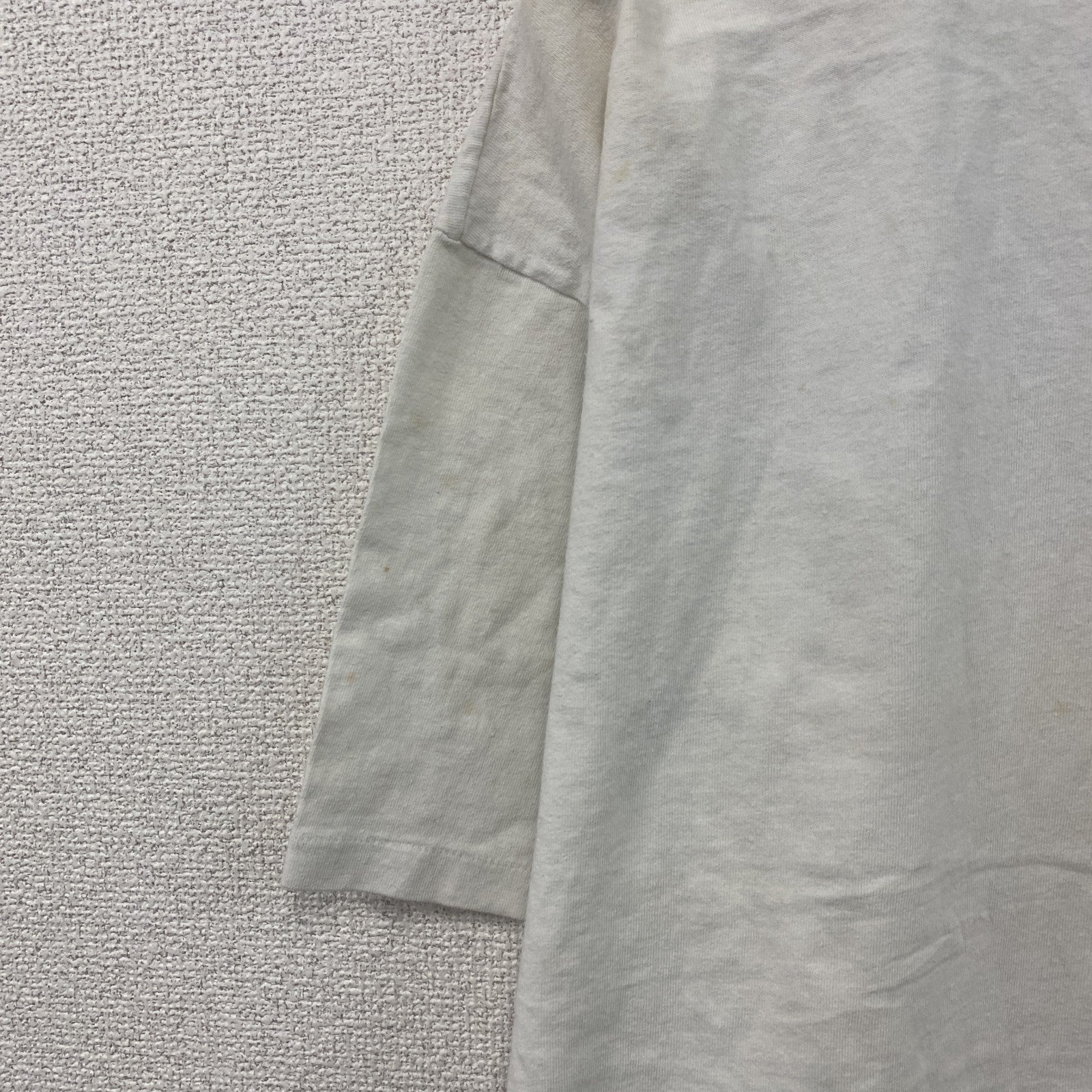 90s　半袖プリントTシャツ　BRAIN　脳　シングルステッチ　ヴィンテージ　白　ホワイト