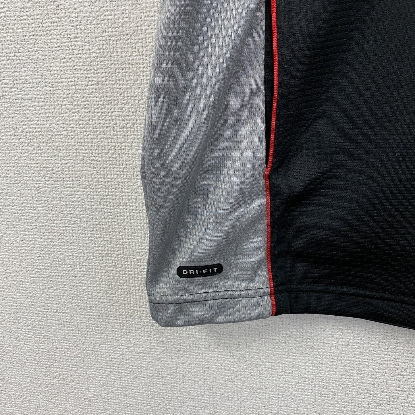00s　NIKE　ナイキ　DRI-FIT　フルジップベスト　スウッシュ　ヴィンテージ　黒　ブラック　Lサイズ