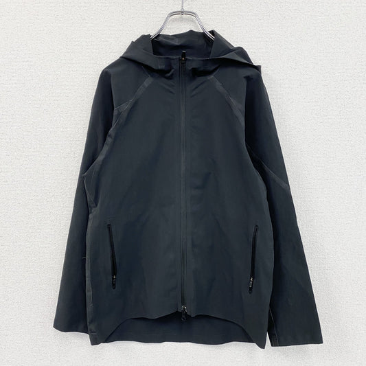 snow peak　スノーピーク　シームレスパーカー　フルジップナイロンジャケット　黒　ブラック　Sサイズ　