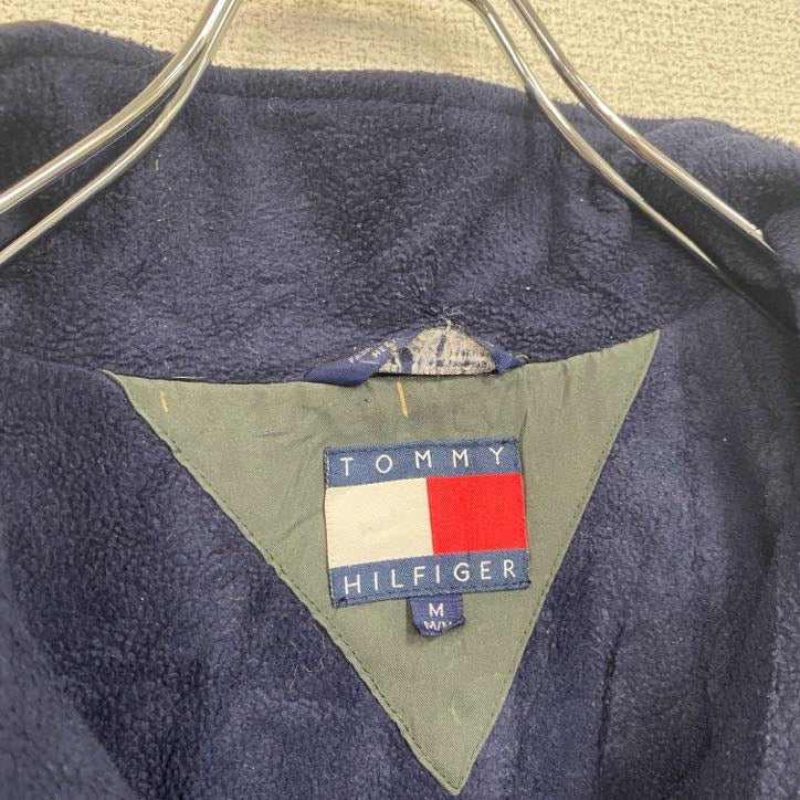 TOMMY HILFIGER　トミーヒルフィガー　フルジップ中綿ジャケット　ブルゾン　カーキ　Mサイズ
