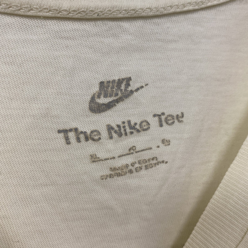 NIKE　ナイキ　半袖プリントTシャツ　アイボリー　XLサイズ