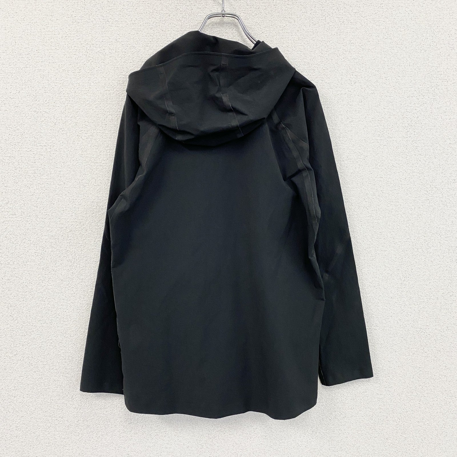 snow peak　スノーピーク　シームレスパーカー　フルジップナイロンジャケット　黒　ブラック　Sサイズ　