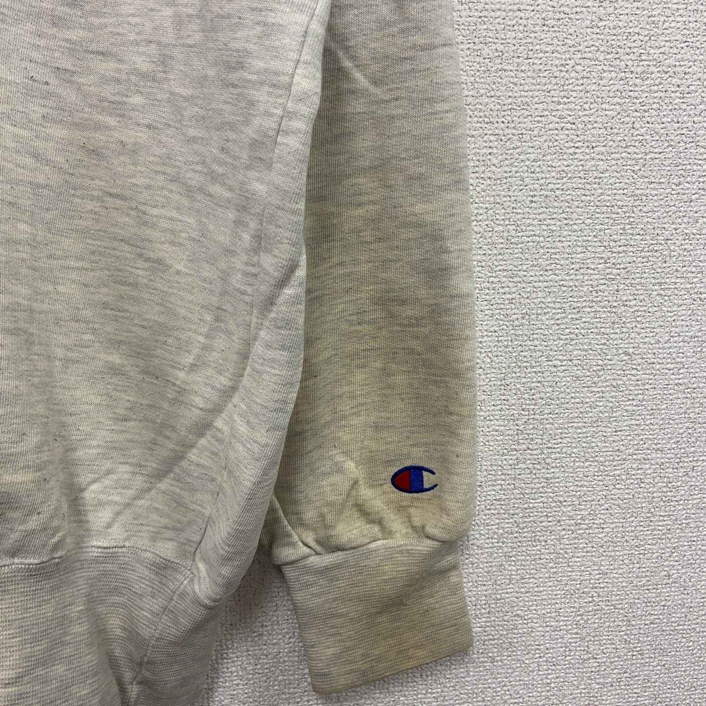 ～90s　Champion　チャンピオン　スウェット/トレーナー　ヴィンテージ　灰色　霜降りグレー　Mサイズ