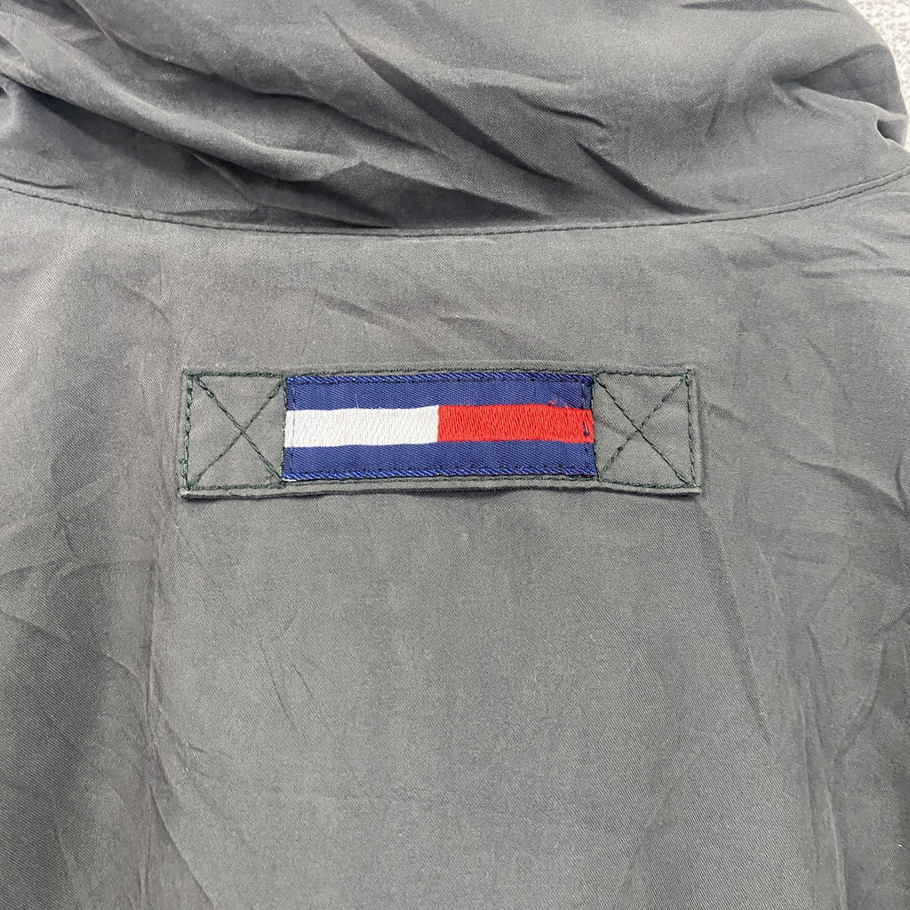 TOMMY HILFIGER　トミーヒルフィガー　フルジップ中綿ジャケット　ブルゾン　カーキ　Mサイズ