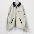 90s　TOMMY HILFIGER　トミーヒルフィガー　ブルゾン/スイングトップ　ヴィンテージ　ベージュ　XXLサイズ