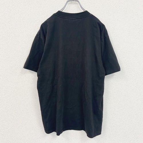 90s　ONEITA　半袖プリントTシャツ　ヴィンテージ　シングルステッチ　POWER-T　ブラック　Lサイズ