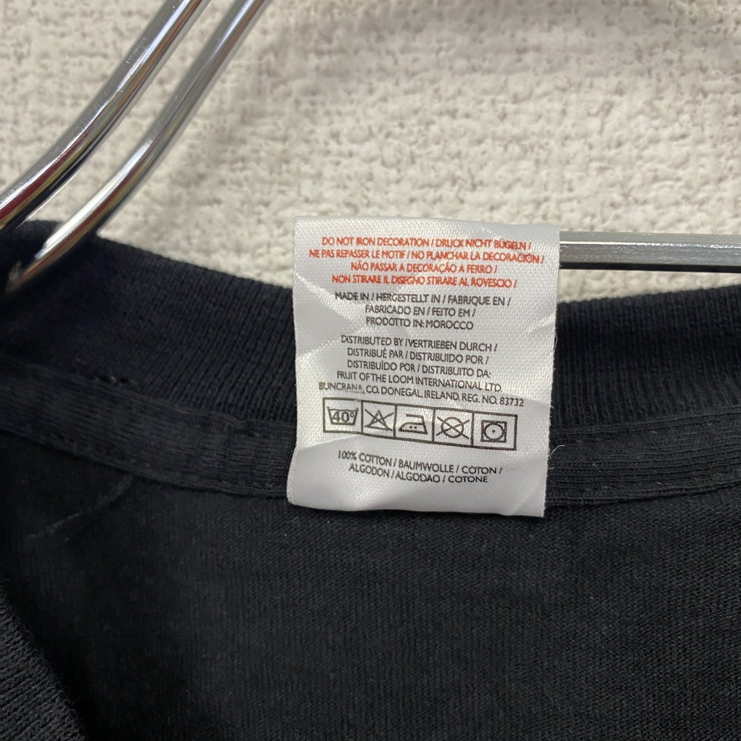 FRUIT OF THE LOOM　DARKSKY　半袖Tシャツ　バンドT　ツアーT　サイン入り　ブラック　Lサイズ