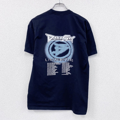 FRUIT OF THE LOOM　DARKSKY　半袖Tシャツ　バンドT　ツアーT　サイン入り　ブラック　Lサイズ