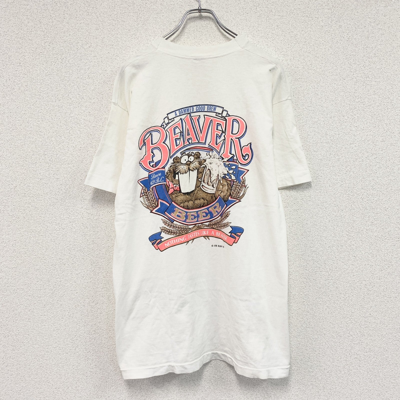 FRUIT OF THE LOOM　フルーツオブザルーム　半袖プリントTシャツ　シングルステッチ　白　ホワイト　Lサイズ