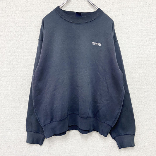 ～00s　CONVERSE ALL STAR　コンバース　スウェット/トレーナー　フェード　紺　ネイビー　Lサイズ