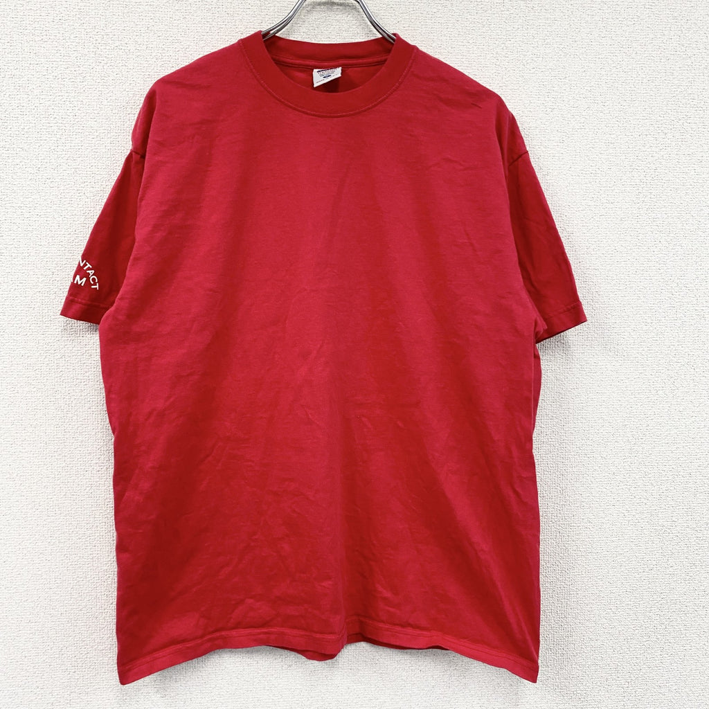 00s　anvil　半袖プリントTシャツ　ヴィンテージ　赤　レッド　XLサイズ