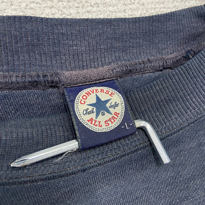 ～00s　CONVERSE ALL STAR　コンバース　スウェット/トレーナー　フェード　紺　ネイビー　Lサイズ