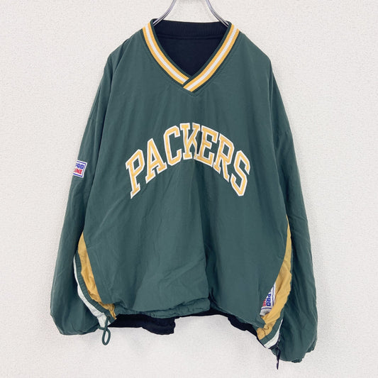 STARTER スターター　ナイロンジャケット　プルオーバー　NFL　パッカーズ　緑　グリーン　Lサイズ