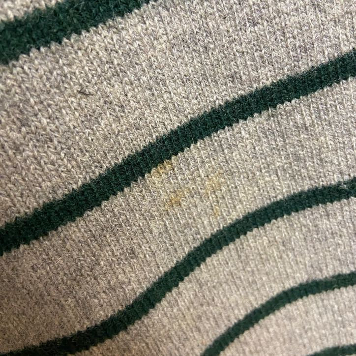 古着 used　PolobyRalphLauren　ポロバイラルフローレン　長袖ボーダー柄刺繍ニット　セーター　秋冬服　Lサイズ