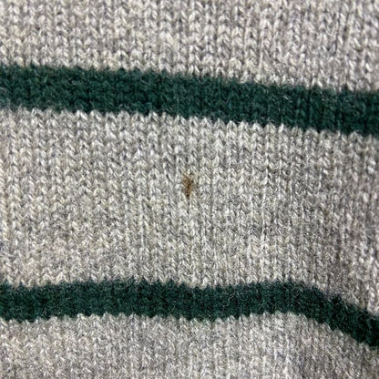 古着 used　PolobyRalphLauren　ポロバイラルフローレン　長袖ボーダー柄刺繍ニット　セーター　秋冬服　Lサイズ