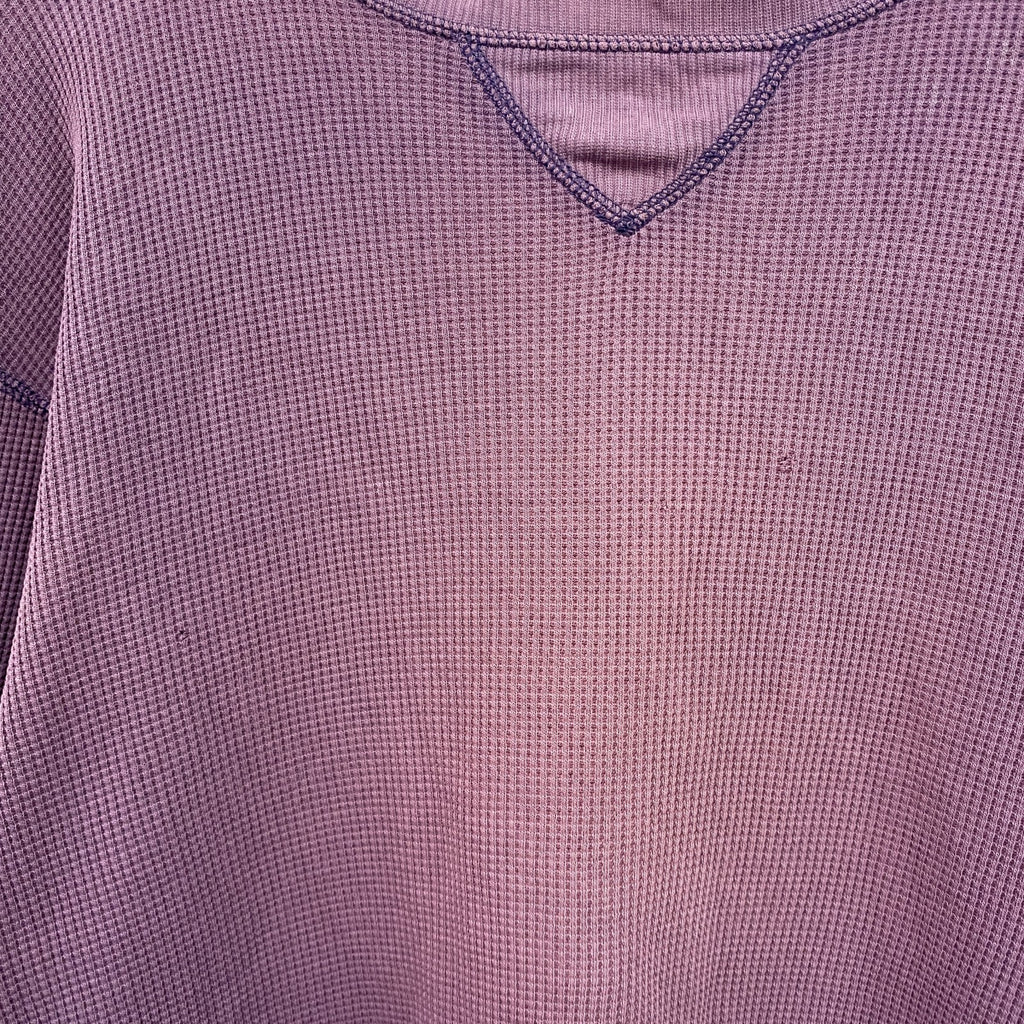 OLD UNIQLO　オールドユニクロ　長袖Tシャツ/ロンT　ワッフル　紫　パープル　Mサイズ　