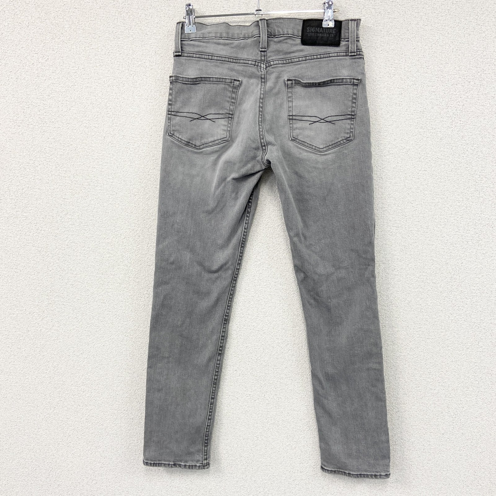 Levi’s　リーバイス　SIGNATURE　デニムパンツ/ジーンズ　ジップフライ　縦落ち　灰色　グレー　W29サイズ