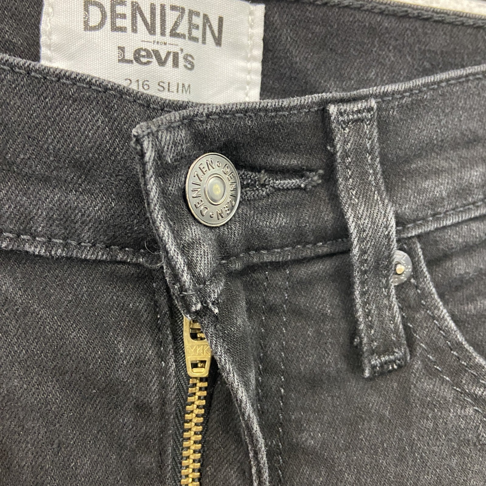 Levi’s　リーバイス　DENIZEN　ブラックデニムパンツ/ジーンズ　ジップフライ　黒　ブラック　W28サイズ