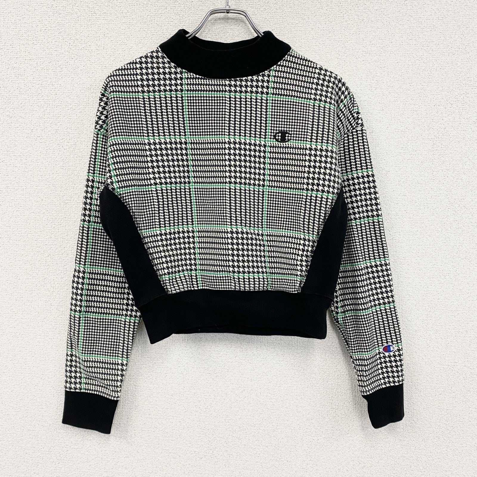 Champion　チャンピオン　リバースウィーブ　スウェット/トレーナー　千鳥格子　Sサイズ