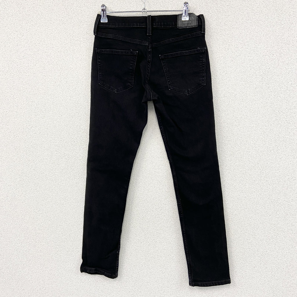 Levi’s　リーバイス　DENIZEN　ブラックデニムパンツ/ジーンズ　ジップフライ　黒　ブラック　W28サイズ