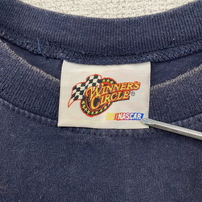 ～00s　Winners Circle　NASCAR　タンクトップ/ノースリーブ　レーシングカー　紺　Lサイズ