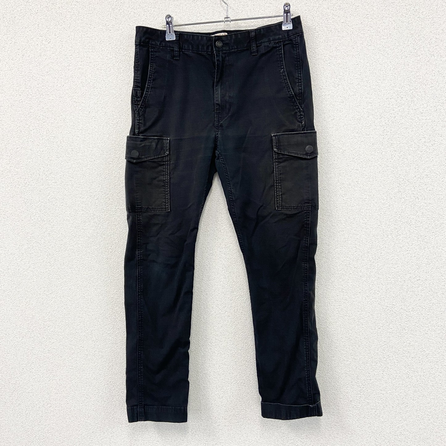 Levi’s　リーバイス　カーゴデニムパンツ/ジーンズ　ジップフライ　黒　ブラック　W30サイズ