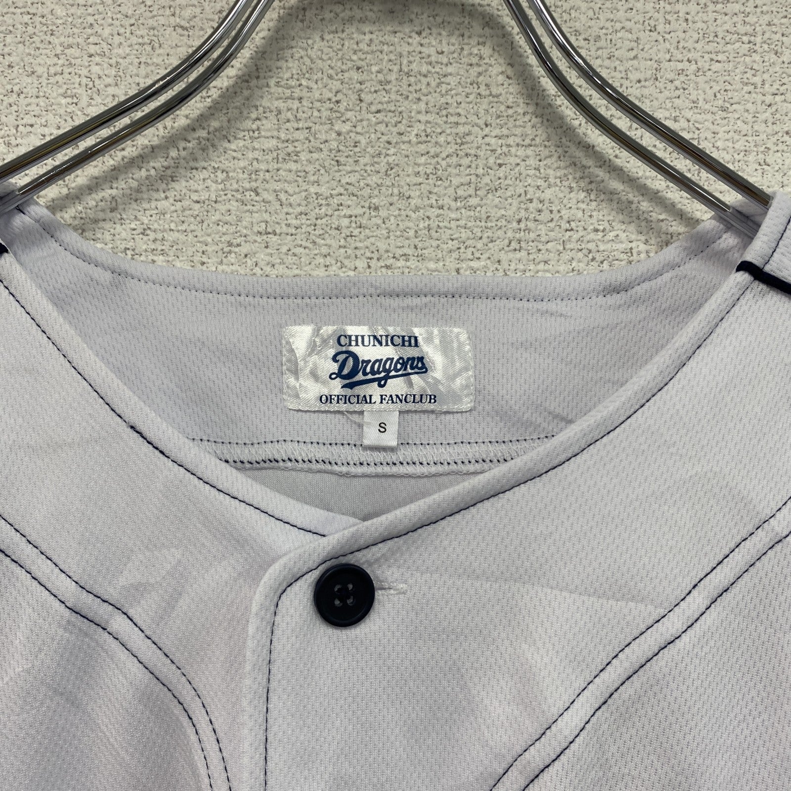 中日ドラゴンズ　ファンクラブ限定　ユニフォーム　半袖Tシャツ　サイン入り　白　ホワイト　Sサイズ