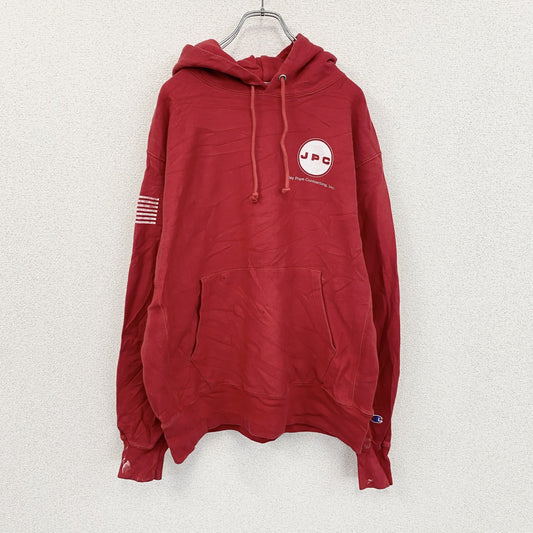 Champion　チャンピオン　リバースウィーブ　スウェットパーカー/フーディー　赤　レッド　Lサイズ