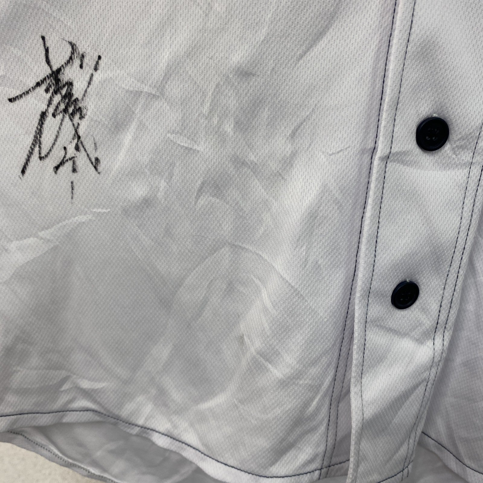 中日ドラゴンズ　ファンクラブ限定　ユニフォーム　半袖Tシャツ　サイン入り　白　ホワイト　Sサイズ