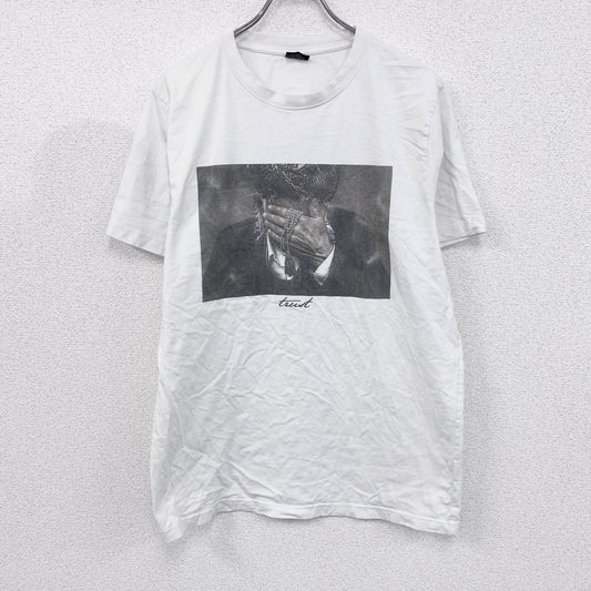 Mister Tee Trust　半袖プリントTシャツ　白　ホワイト　XLサイズ