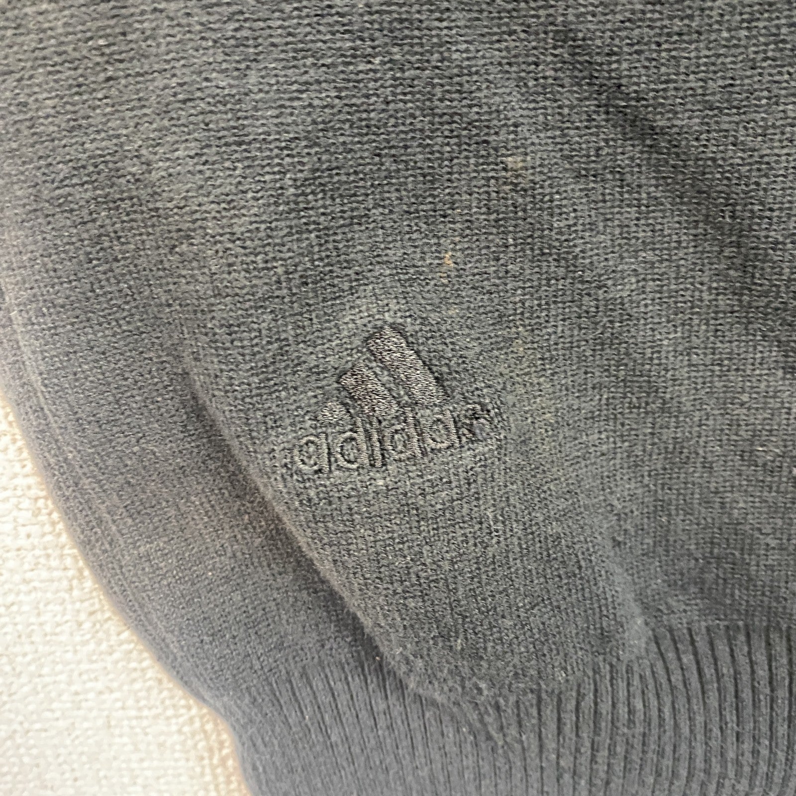 00s　adidas golf　アディダスゴルフ　CLIMALITE　コットンニットベスト　スリーストライプス　ヴィンテージ　黒　ブラック　XLサイズ
