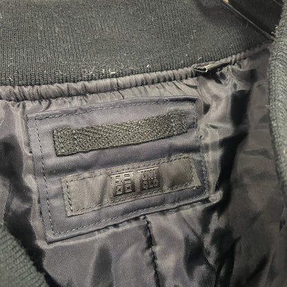 UNIQLO　ユニクロ　MA-1タイプ　フライトジャケット　ブルゾン/スイングトップ　黒　ブラック　XLサイズ