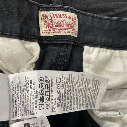 Levi’s　リーバイス　カーゴデニムパンツ/ジーンズ　ジップフライ　黒　ブラック　W30サイズ
