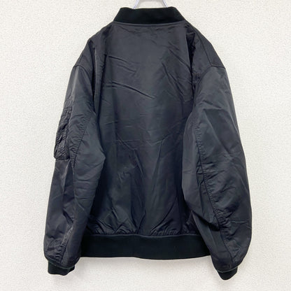 UNIQLO　ユニクロ　MA-1タイプ　フライトジャケット　ブルゾン/スイングトップ　黒　ブラック　XLサイズ