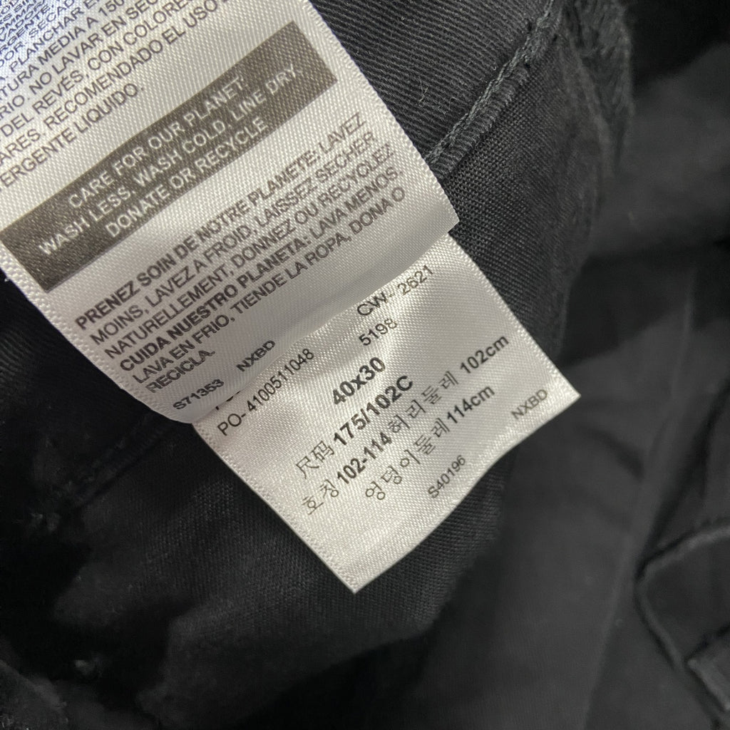 Levi’s　リーバイス　DENIZEN　ブラックデニムパンツ/ジーンズ　ジップフライ　黒　ブラック　W40サイズ