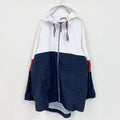 TOMMY HILFIGER　トミーヒルフィガー　ナイロンジャケット　紺　ネイビー　白　ホワイトXXLサイズ