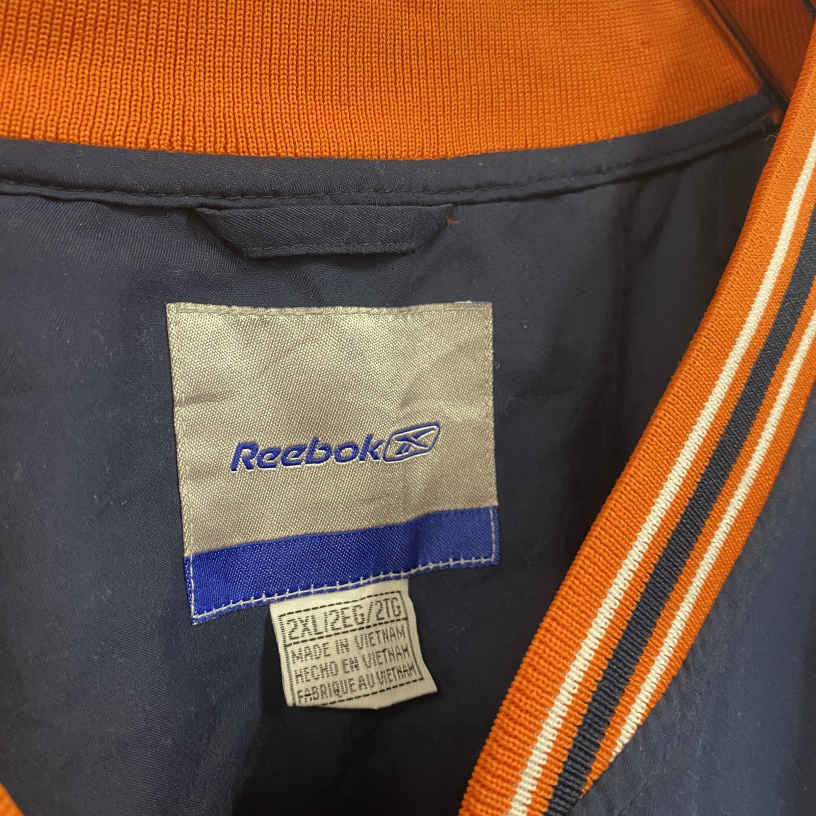 Reebok　リーボック　プルオーバージャケット　紺　ネイビー　XXLサイズ