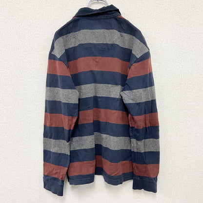 Canterbury　カンタベリー　長袖ラガーシャツ　ボーダー柄　マルチカラー　XLサイズ