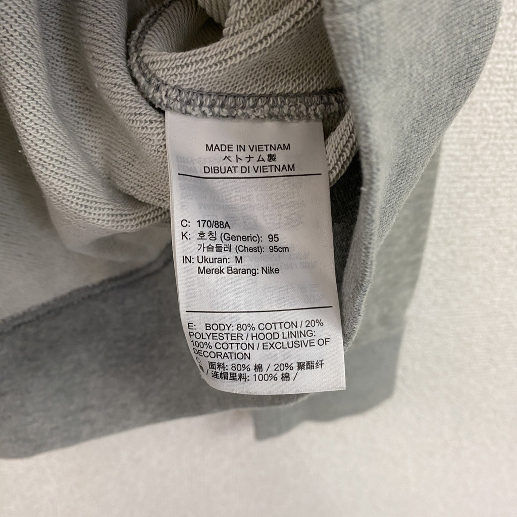 NIKE　ナイキ　スウェットパーカー/フーディー　灰色　グレー　Mサイズ　